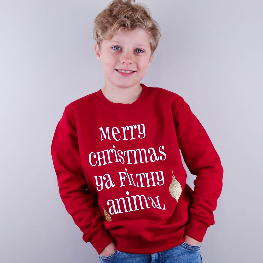 Merry Christmas Animal Christmas Jumpers Christmas Jumpers